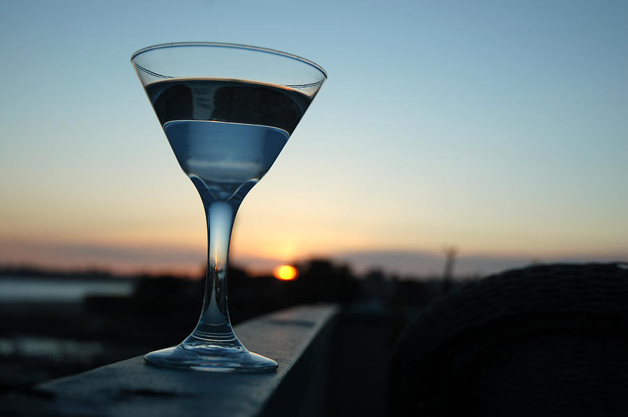 Sunset Photograph - Martini Sunset by John Finch