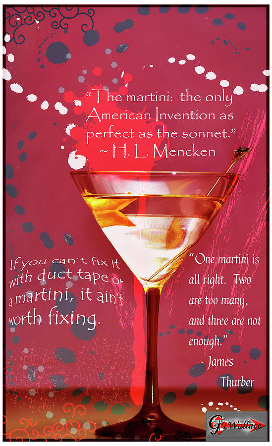 Martini Time Digital Art By Geoffrey Wallace - Pixels