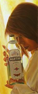 Martini1 Painting by Denis Eutikhiev