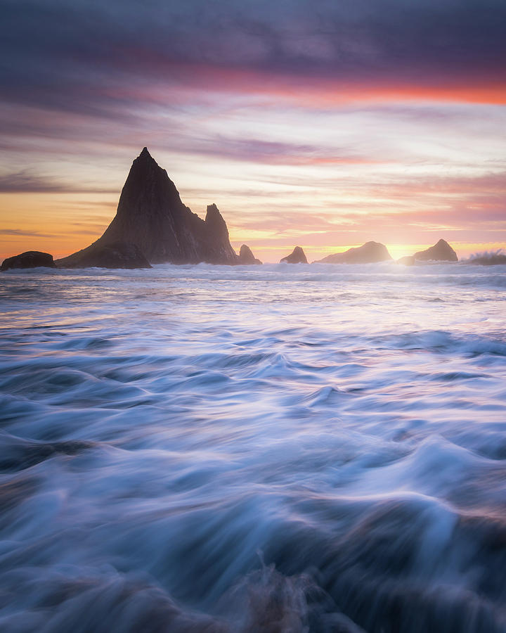 Martin's beach sunset Photograph by Joseph Zhao - Pixels