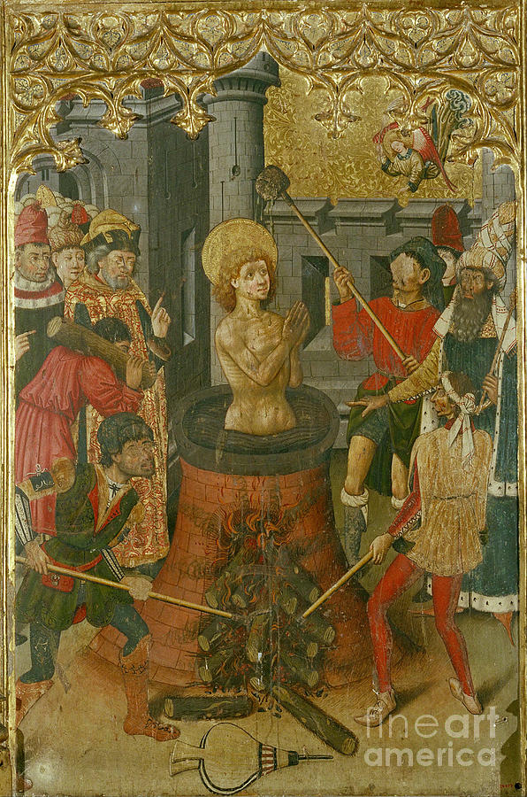 1450 Painting - Martrdom of Saint by Celestial Images