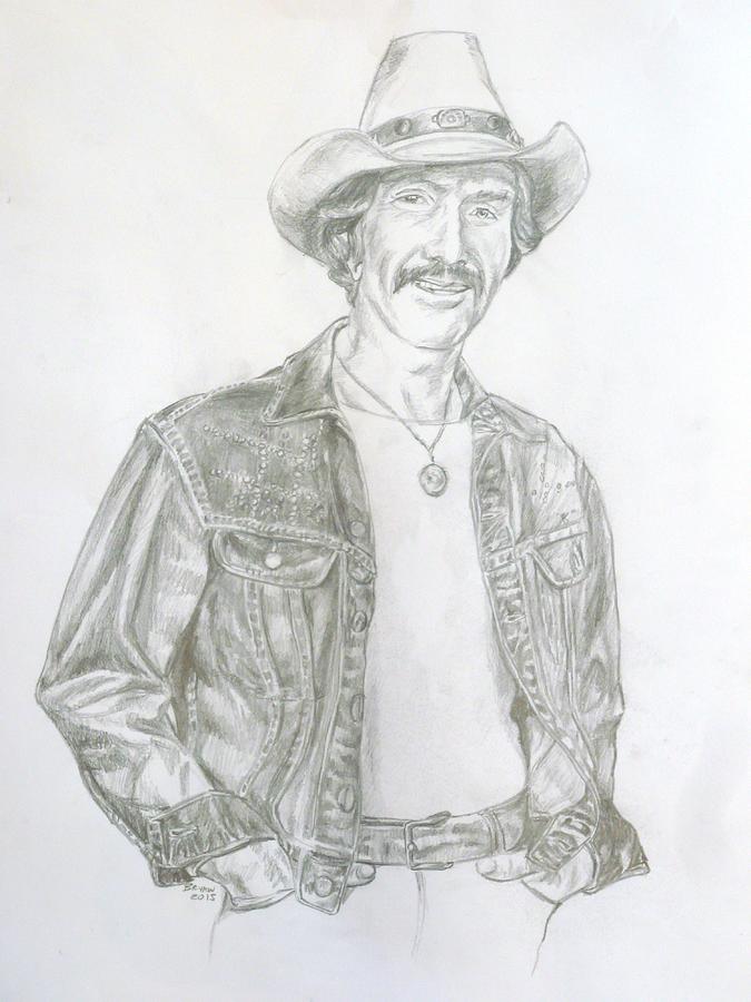 Marty Robbins Painting by Bryan Bustard