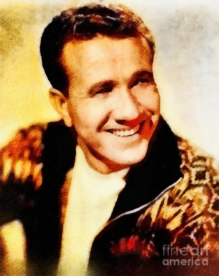 Marty Robbins, Music Legend By John Springfield Painting