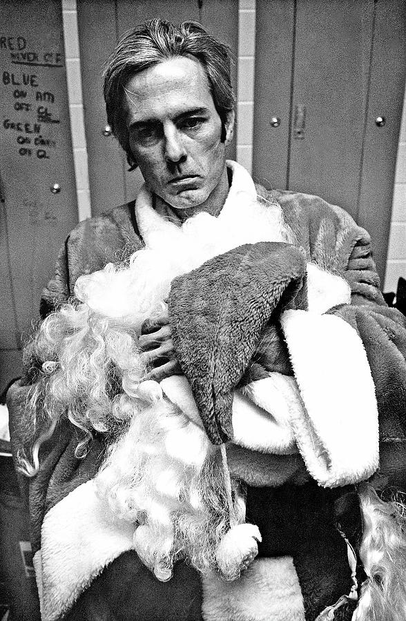 Marty Smith As Santa At Burger King Tucson Arizona 1981 Photograph