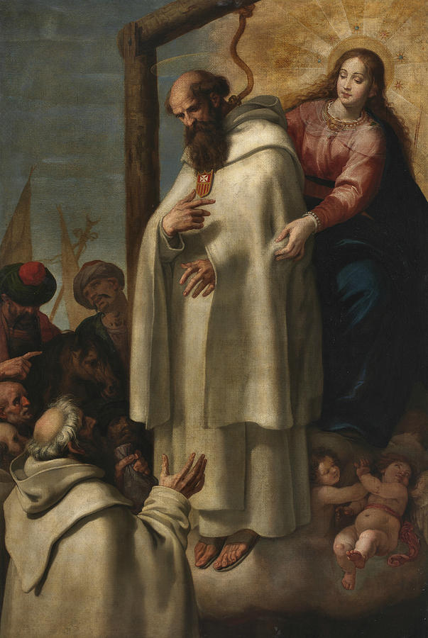 Martyrdom of Saint Peter Armengol Painting by Vincenzo Carducci
