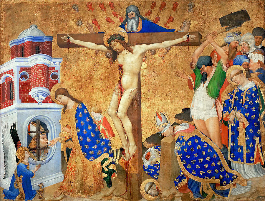 Martyrdom Of St. Denis Painting by Granger