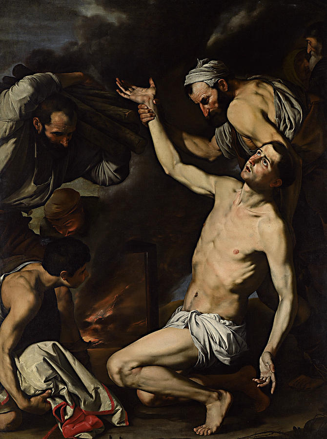 Martyrdom of St Lawrence  Painting by Jusepe de Ribera