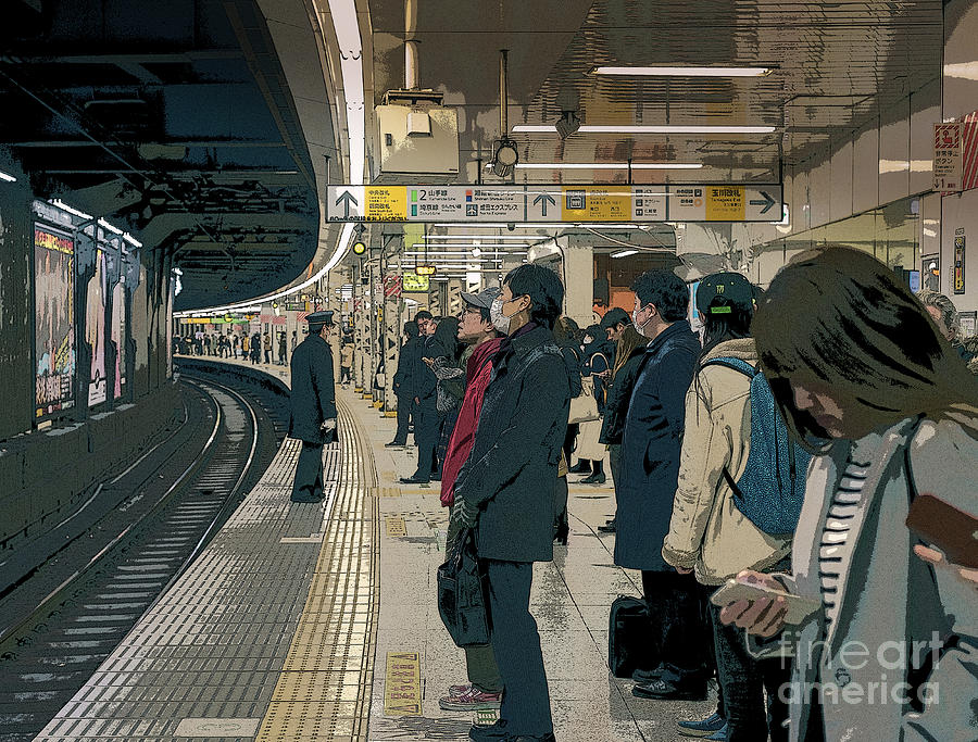 Marunouchi Line, Tokyo Metro Japan Poster 2 Photograph by Perry Rodriguez