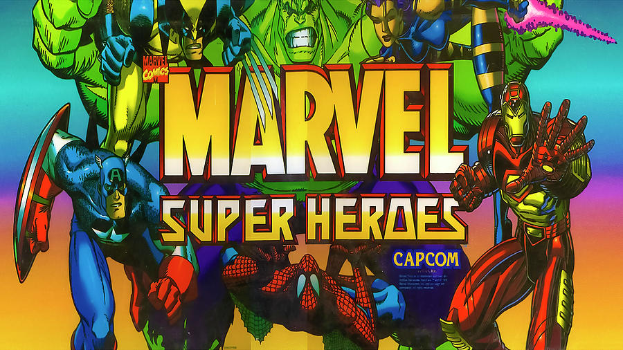 Marvel Super Heroes Digital Art - Marvel Super Heroes by Super Lovely