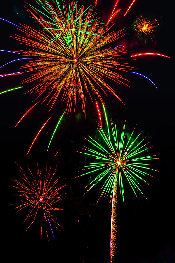 Marvelous Fireworks Photograph by Garry Gay