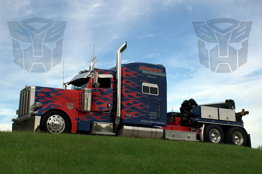 Transformers Optimus Prime Tow Truck #1 Photograph by Tim McCullough