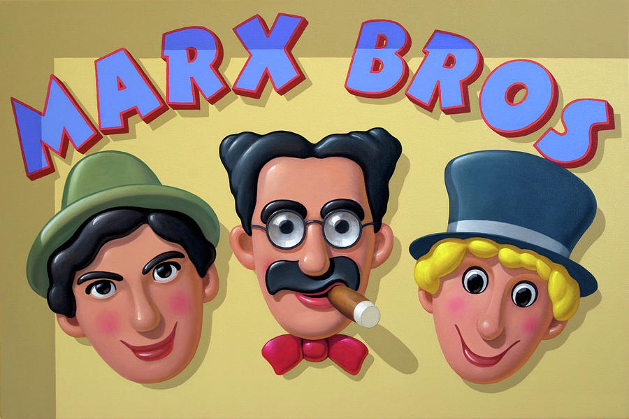 Marx Brothers Painting - Marx Brothers by Brian McCarthy Marx Brothers Painting - Marx Brothers by Brian McCarthy