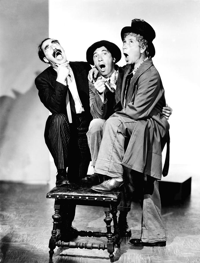 Portrait Photograph - Marx Brothers, The Groucho, Chico by Everett