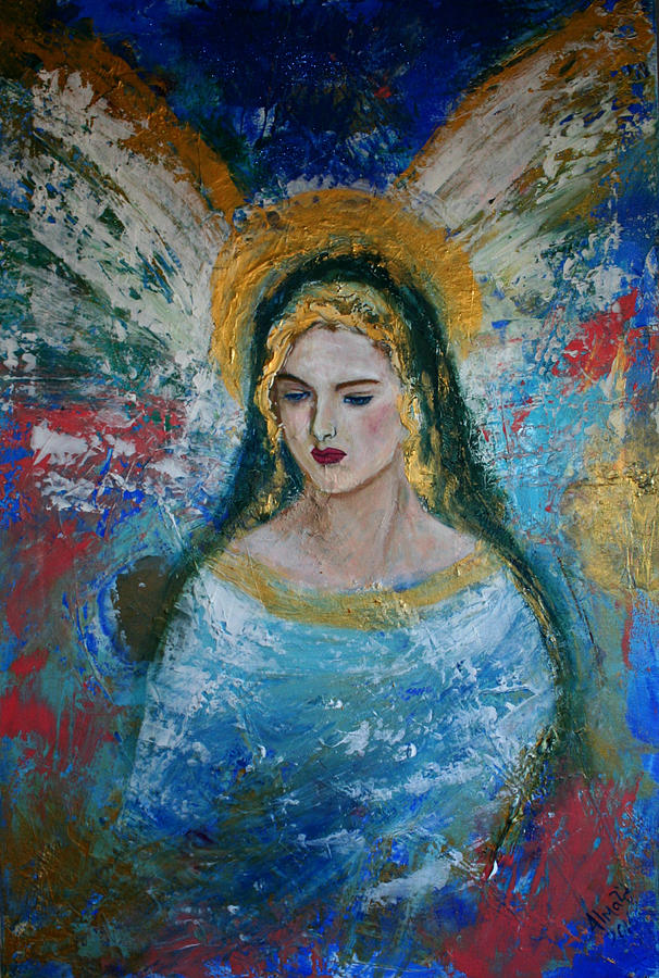 Mary Painting by Alma Yamazaki