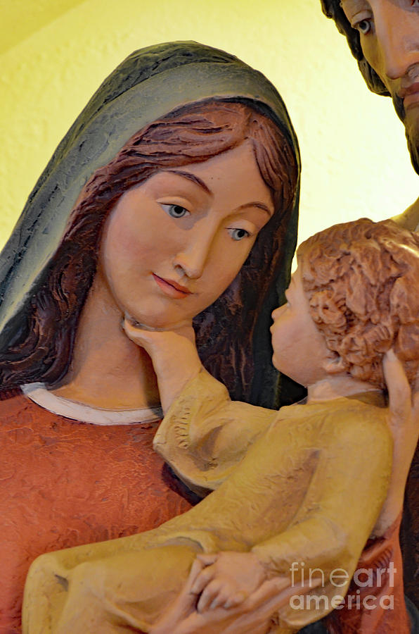 Mary and Baby Jesus Photograph by Debby Pueschel