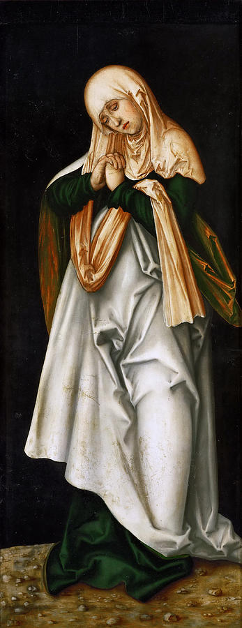 Mary as Mother of Sorrows Painting by Lucas Cranach the Elder