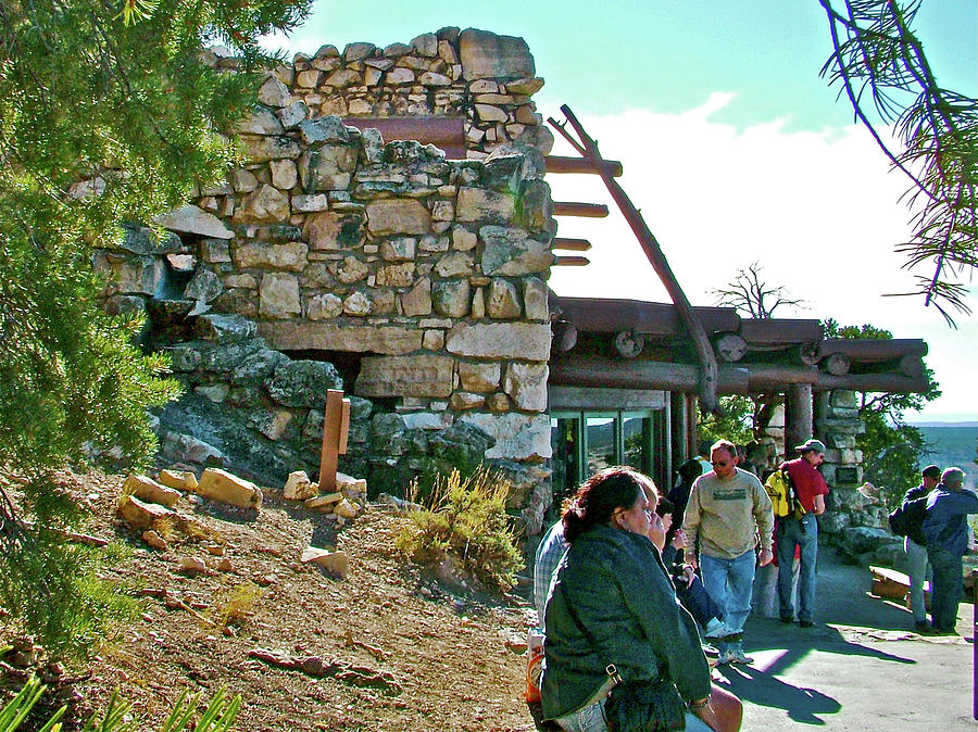 Mary Colter Rest House at Hermits Rest in Grand Canyon National Park-Arizona Photograph by Ruth Hager