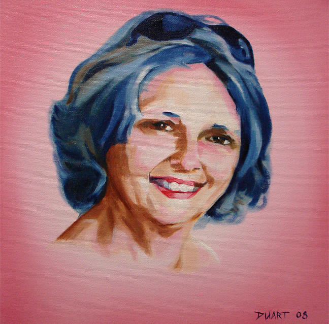 Portrait Painting - Mary by Davinia Hart