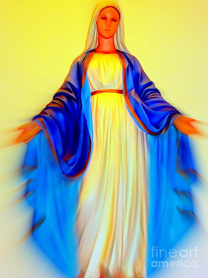 Mary In Motion Digital Art by Ed Weidman
