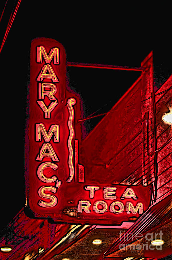 Dawson County Photograph - Mary Macs Resturant Atlanta by Corky Willis Atlanta Photography