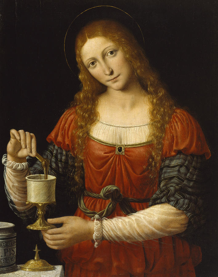 Mary Magdalen Painting by Andrea Solario Mary Magdalen Painting by Andrea Solario