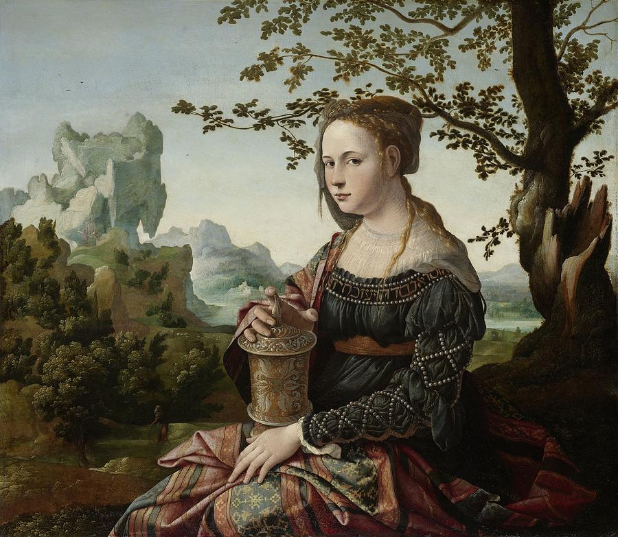 Mary Magdalene, 1530 Painting by Vincent Monozlay