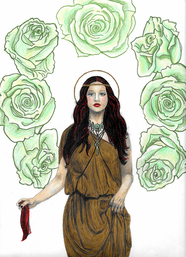 Mary Magdalene Drawing by Kristen Alberti - Fine Art America