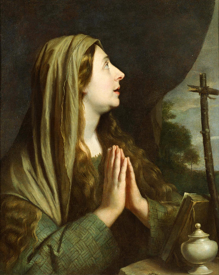 Mary Magdalene Painting by Philippe de Champaigne