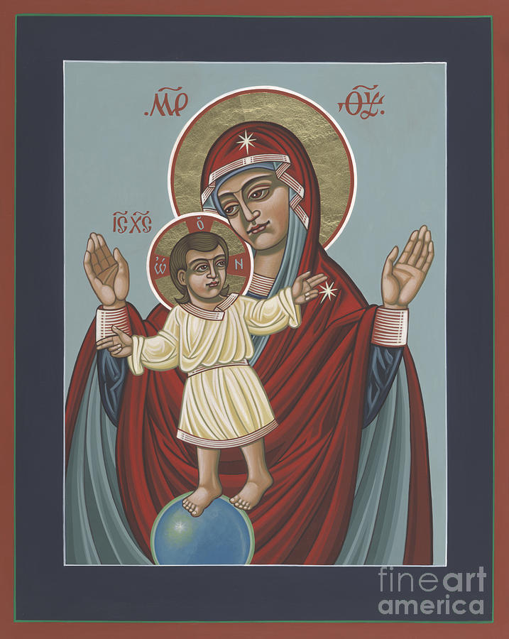 Mary, Mother of Mercy - Dedicated to Pope Francis in this Year of Mercy 289 Painting by William Hart McNichols