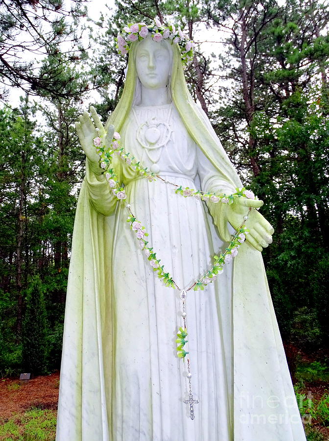 Mary On The Rosary Walk Photograph by Ed Weidman - Fine Art America