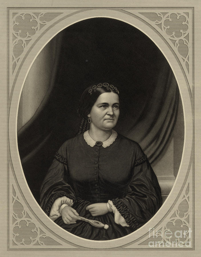 Mary Todd Lincoln, First Lady Photograph by Science Source
