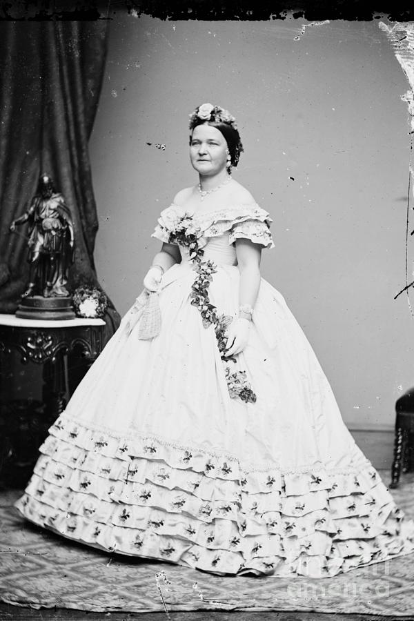 Mary Todd Lincoln Photograph - Mary Todd Lincoln Glass Slide 1865 by Peter Ogden Gallery Mary Todd Lincoln Photograph - Mary Todd Lincoln Glass Slide 1865 by Peter Ogden Gallery