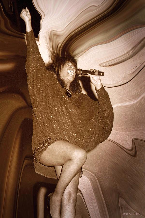 Mary Wilson Of The Supremes... Photograph