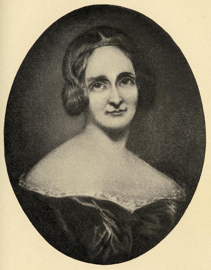 Mary Wollstonecraft Shelley, 17971861 Drawing by Vintage Design Pics