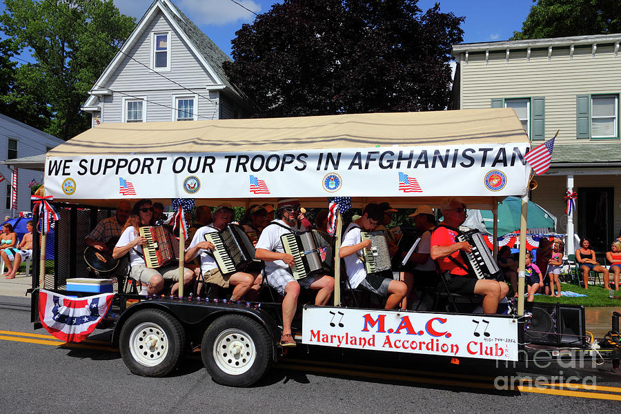 Maryland Accordion Club at 4th July Parades Catonsville Photograph by James Brunker