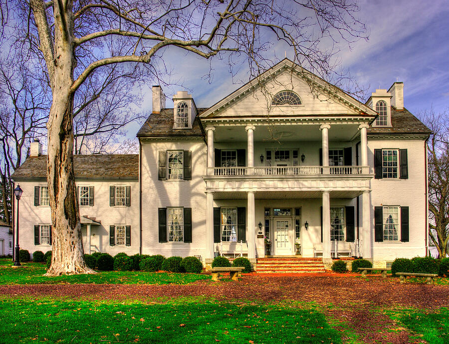 Maryland Country Roads - Historic Rose Hill Manor No. 12 - Frederick Maryland Photograph by Michael Mazaika