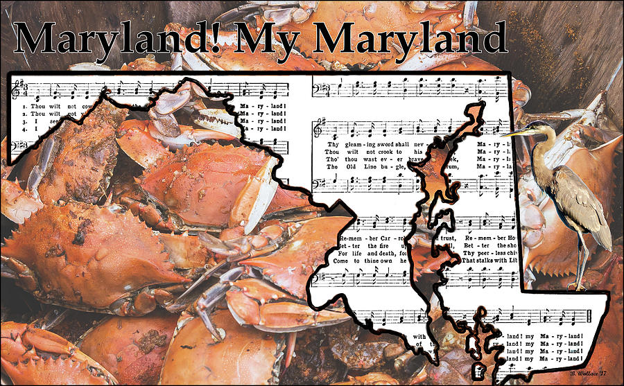 Maryland, My Maryland Digital Art by Brian Wallace