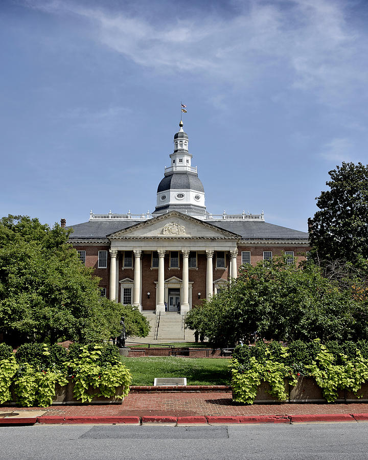 Maryland State House Photograph by Brendan Reals