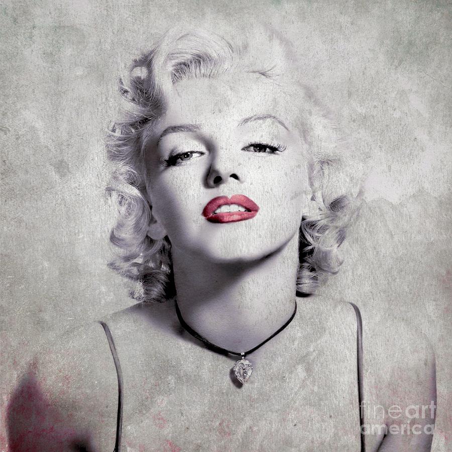 Marylin Monroe - 0102a Digital Art by Variance Collections