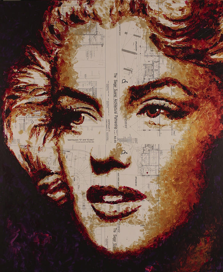 Marylin Monroe - Reconciliation Painting by Havi - Fine Art America