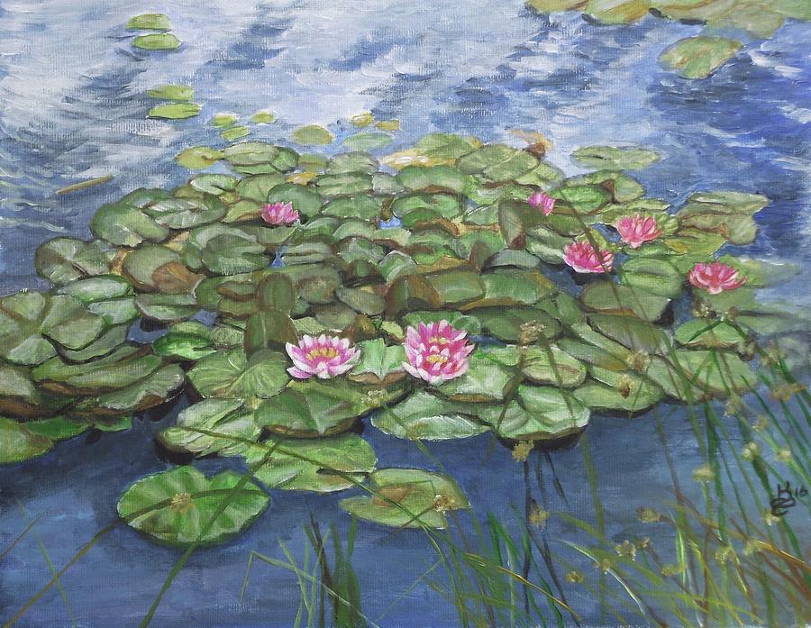 Maryse's Water Lilies Painting by Kim Selig - Fine Art America