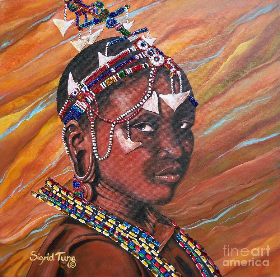 Magnetizing Masaai Girl. from The Attitude Girls by Sigrid Tune Magnetizing Masaai Girl. from The Attitude Girls by Sigrid Tune