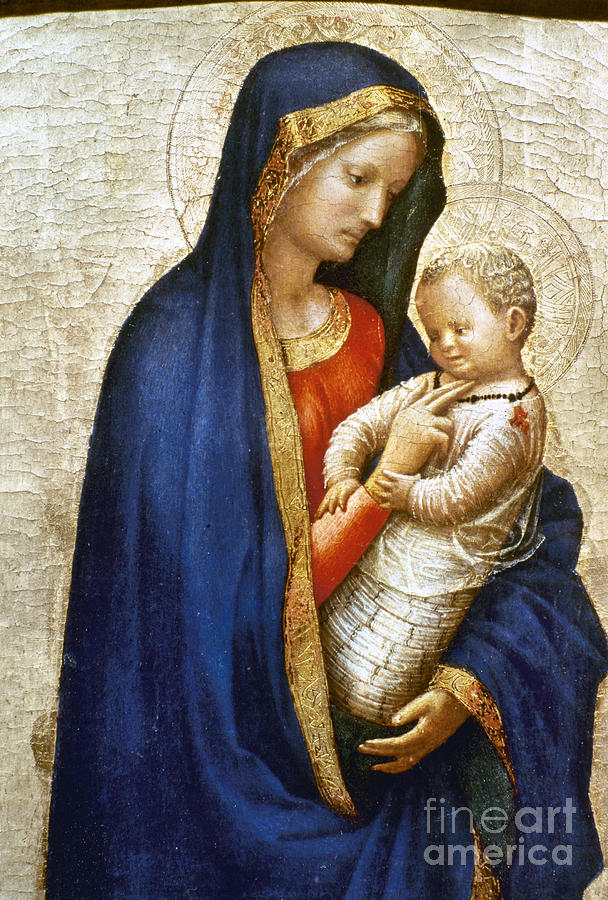 Masaccio: Virgin & Child Photograph by Granger
