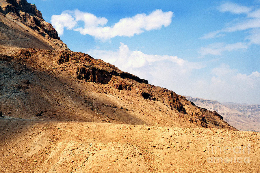 Masada Mountaintop Fortress Photograph by Thomas R Fletcher