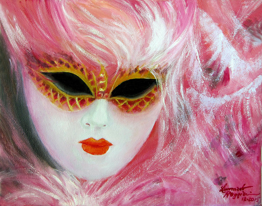 Maschera Painting by Leonardo Ruggieri