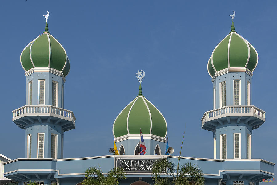 Masjid Hidayatussaligeen Dome and Minarets DTHCB0244 Photograph by Gerry Gantt