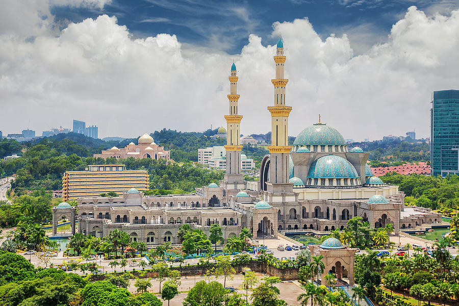 Masjid Wilayah Persekutuan Photograph by Anek Suwannaphoom | Fine Art ...