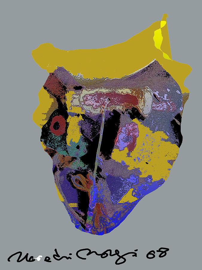 Mask Painting - Mask 20 by Noredin Morgan