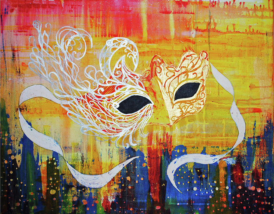 Mask Painting - Mask by Josean Rivera