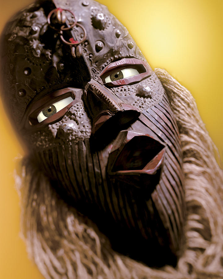 African Mask Photograph - Mask by Kelley King